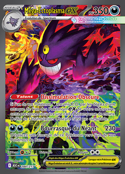 Pokémon annonce la nouvelle extension du JCC : Méga-Évolution - Héros Transcendants !

- Méga Dracolosse à l'honneur
- plus de 290 cartes
- 13 Pokémon-ex Méga-Évolution
- plus de 30 cartes illustrations spéciales
- sortie début 2026