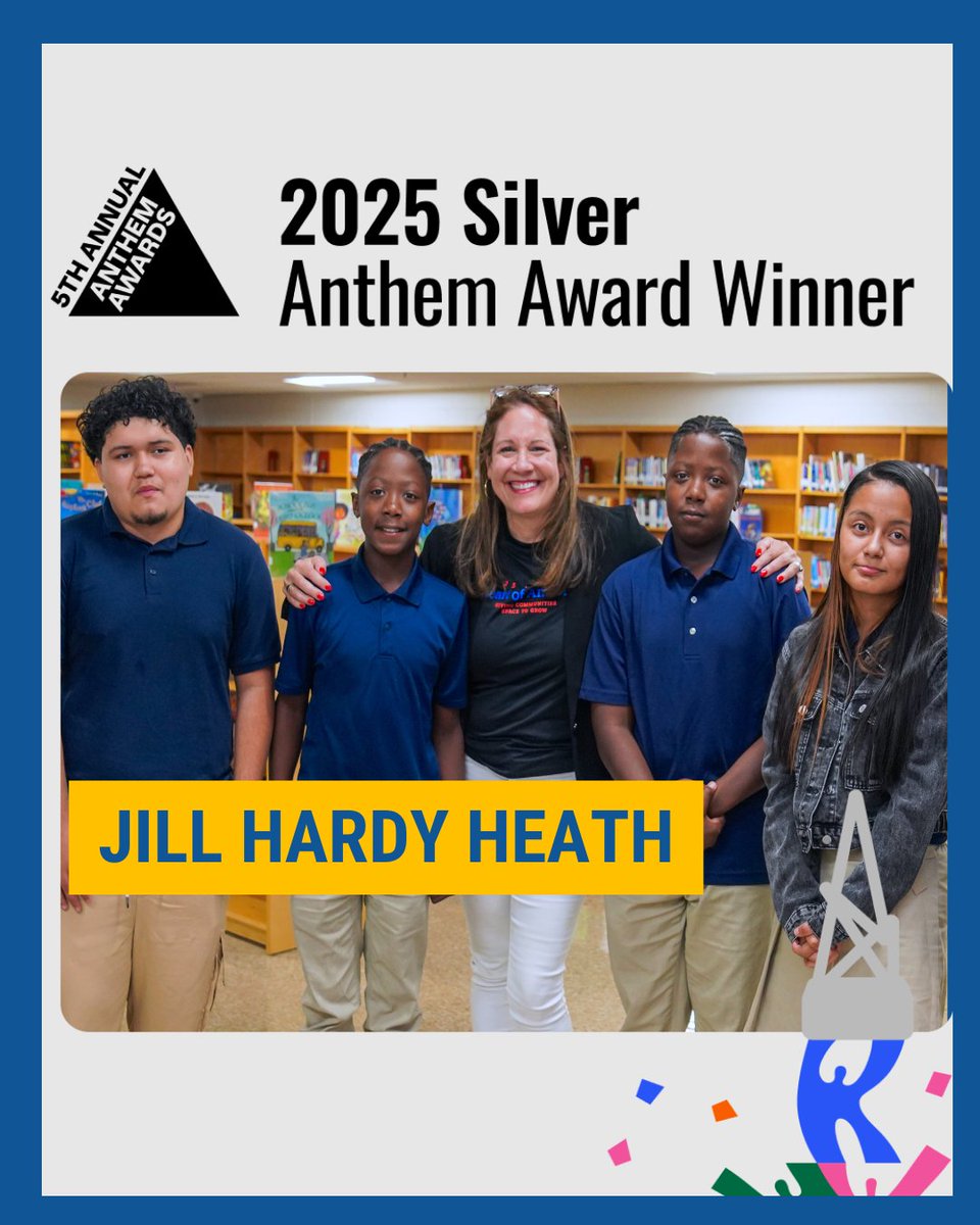 We are proud to celebrate <a href="/JillAHeath/">Jill Hardy Heath</a>, President and CEO of Heart of America, named a Silver Winner at the Fifth Annual <a href="/anthemawards/">anthemawards</a> . We are also honored to receive the Community Voice Award. Thank you for your support.
#AnthemAwards #HeartOfAmerica