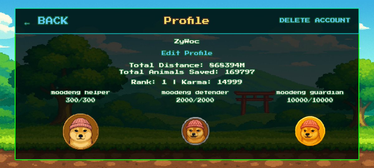 ZyWoc3's tweet photo. I finally saved all those animals! It's time for me to rest. @SanChanRun https://t.co/mUP50EDyat