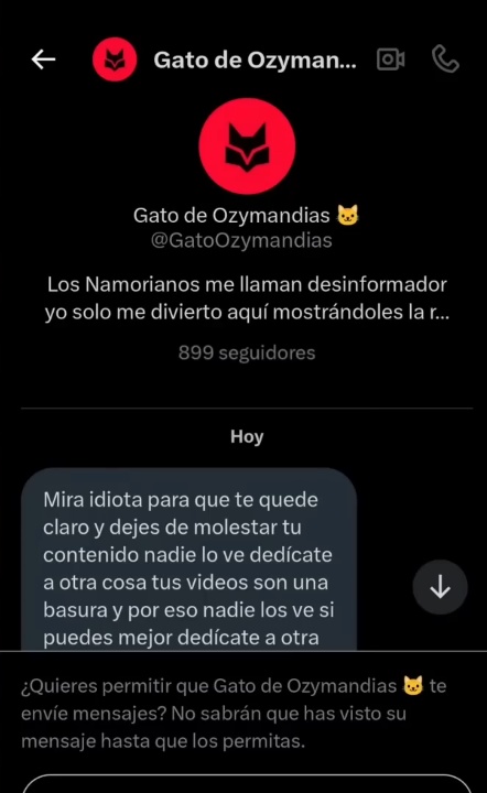 MrMoonKnightXD's tweet photo. Ya que me desbloqueó el Gato, no está de mal recordar que el Gato incitó al suicidio a un chico https://t.co/Xa2pB9s7bD