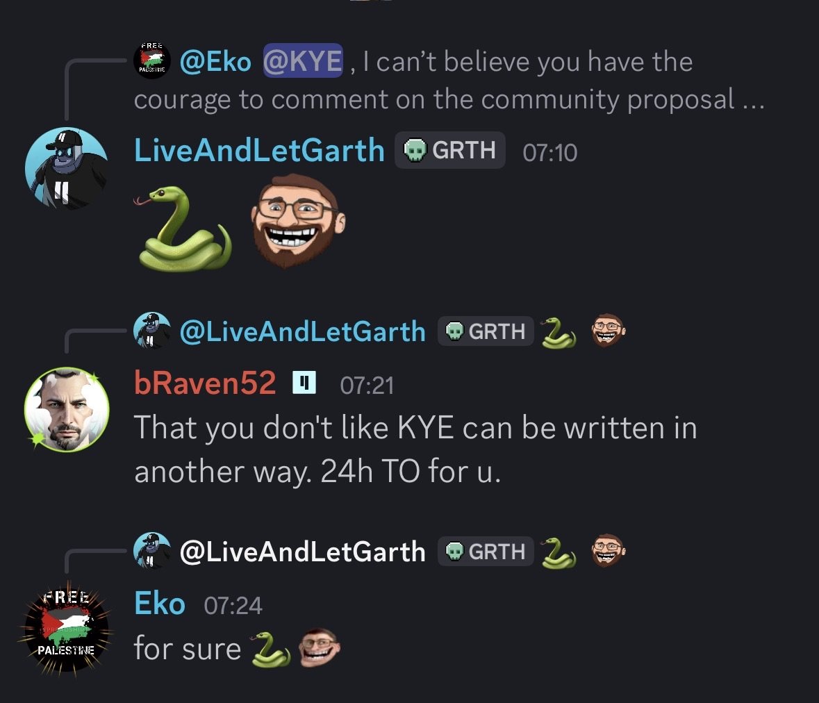 It’s getting hard to have an honest conversation in the Qubic Discord.

Any criticism is being deleted, people getting silenced left and right, members are getting banned for disagreeing with the recent proposal.

If the community can’t express concerns without punishment, then