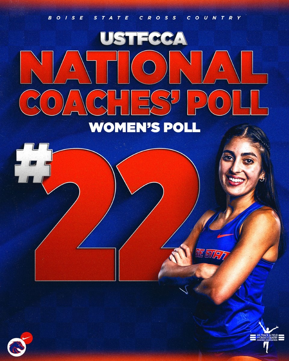 BroncoSportXCTF's tweet image. The final poll of the season pencils the Broncos at 22.

#BleedBlue | #WhatsNext