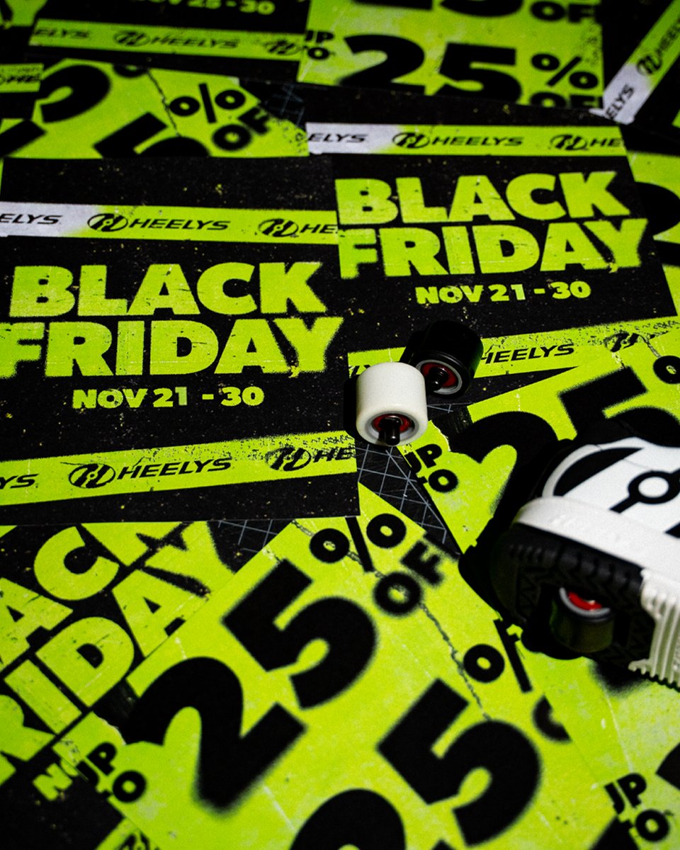 HEELYS ARE ON MAJOR SALE so alert the group chat 🚨 25% off early Black Friday deals!!! bit.ly/48xVEJS