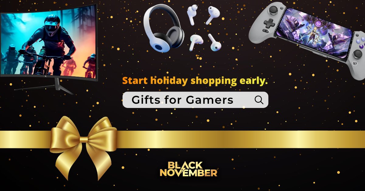 Newegg's tweet image. Black Friday Gift Guide 🎁🔥
Shopping for a gamer is dangerous… unless you pick from here:
1️⃣ newegg.io/bffb1b7
2️⃣ newegg.io/342d6b5
One decision, two guaranteed wins.