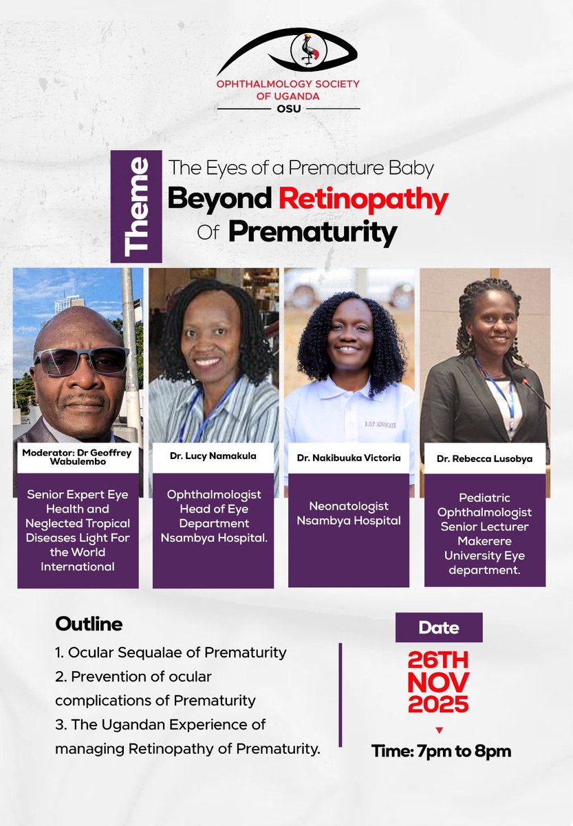Ophthalmology Society of Uganda tweet media