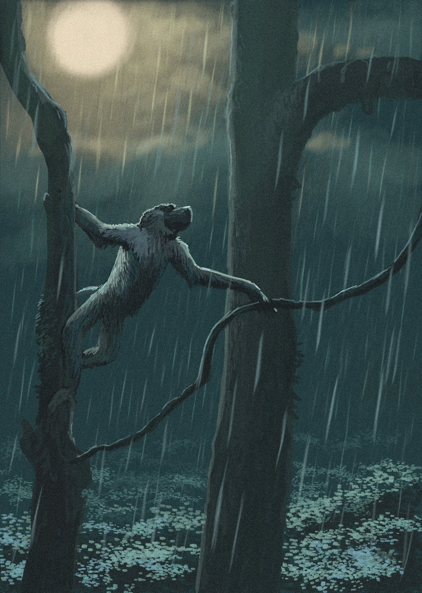 Yesterday we had a special #MonkeyCruise stream in honor of Jane Goodall! Her contributions to primatology and our understanding of animal intelligence changed the worldview of whole generations and her caring and critical voice will be missed. 
Referenced artworks below...