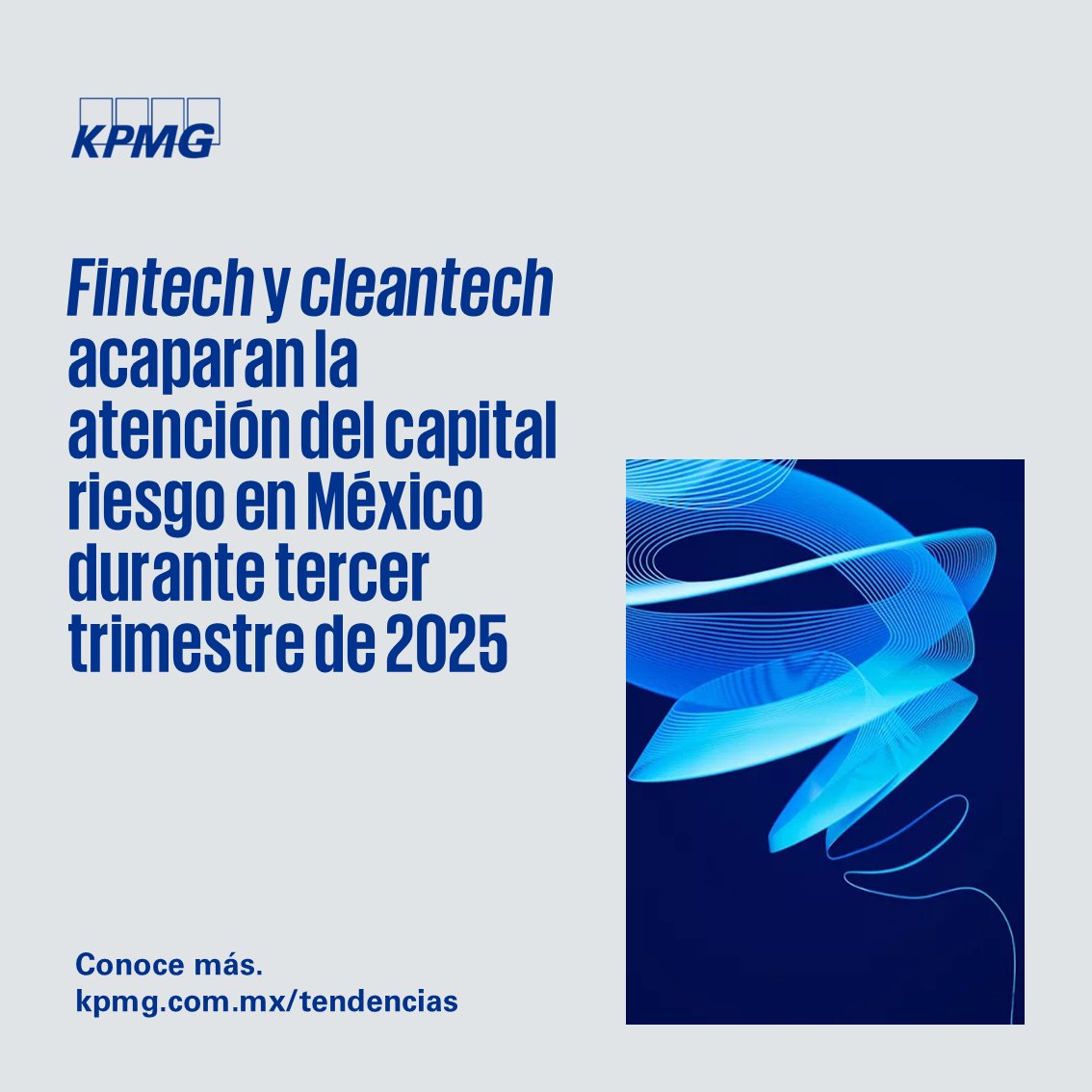 KPMGMEXICO's tweet image. En medio de la desaceleración del VC en México, fintech y cleantech muestran resiliencia. 💡
De la democratización del crédito a la movilidad sostenible, marcan el rumbo hacia un ecosistema sólido.
👉 bit.ly/47Ul2cF
#Fintech #Cleantech #CapitalRiesgo