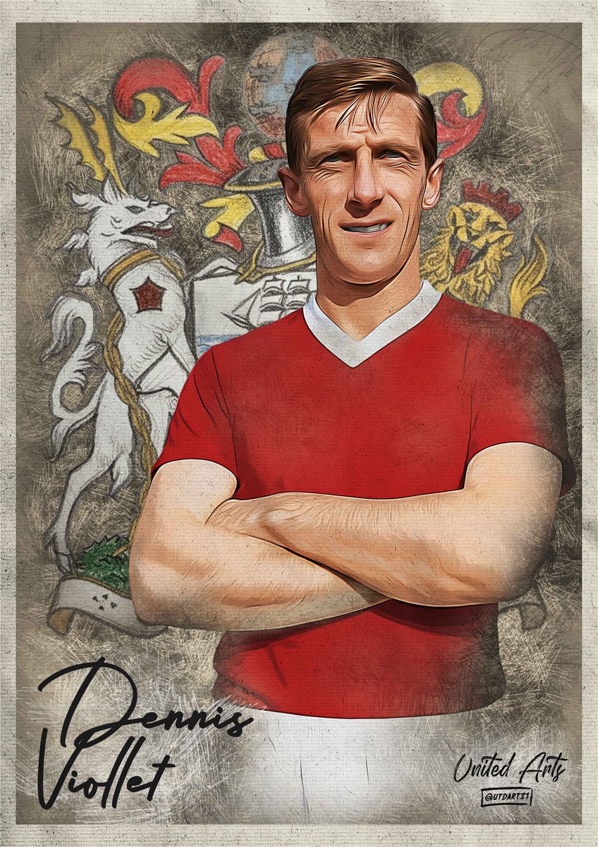 UtdArts1's tweet image. 🇾🇪 The Legendary Dennis Viollet: A Tribute

There are some names in Manchester United's history that echo through generations, spoken with reverence in pubs and on terraces. Dennis Viollet deserves to be shouted from the rooftops just as loudly as any of them.

Renowned for his…