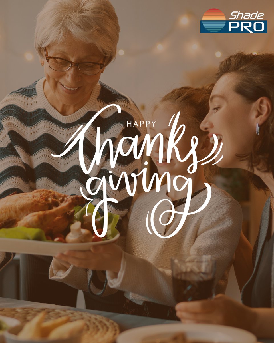 RVawnings's tweet image. Happy Thanksgiving from all of us at ShadePro! 🦃

Enjoy a wonderful day with your family. Thank you for choosing us as your go to place for RV awnings and accessories, we appreciate your trust.

Wishing you a great evening with your loved ones! 🙏
#rv #motorhome #shadepro