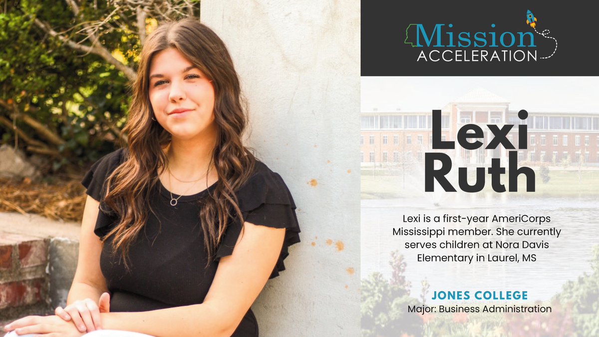 MissionAccel's tweet image. Lexi shared, “I want to teach these kids in a way that makes them want to keep coming back to learn more and to provide them with a safe place. I also struggled with reading and comprehending when I was their age, and I want to help them achieve the most from these sessions.”