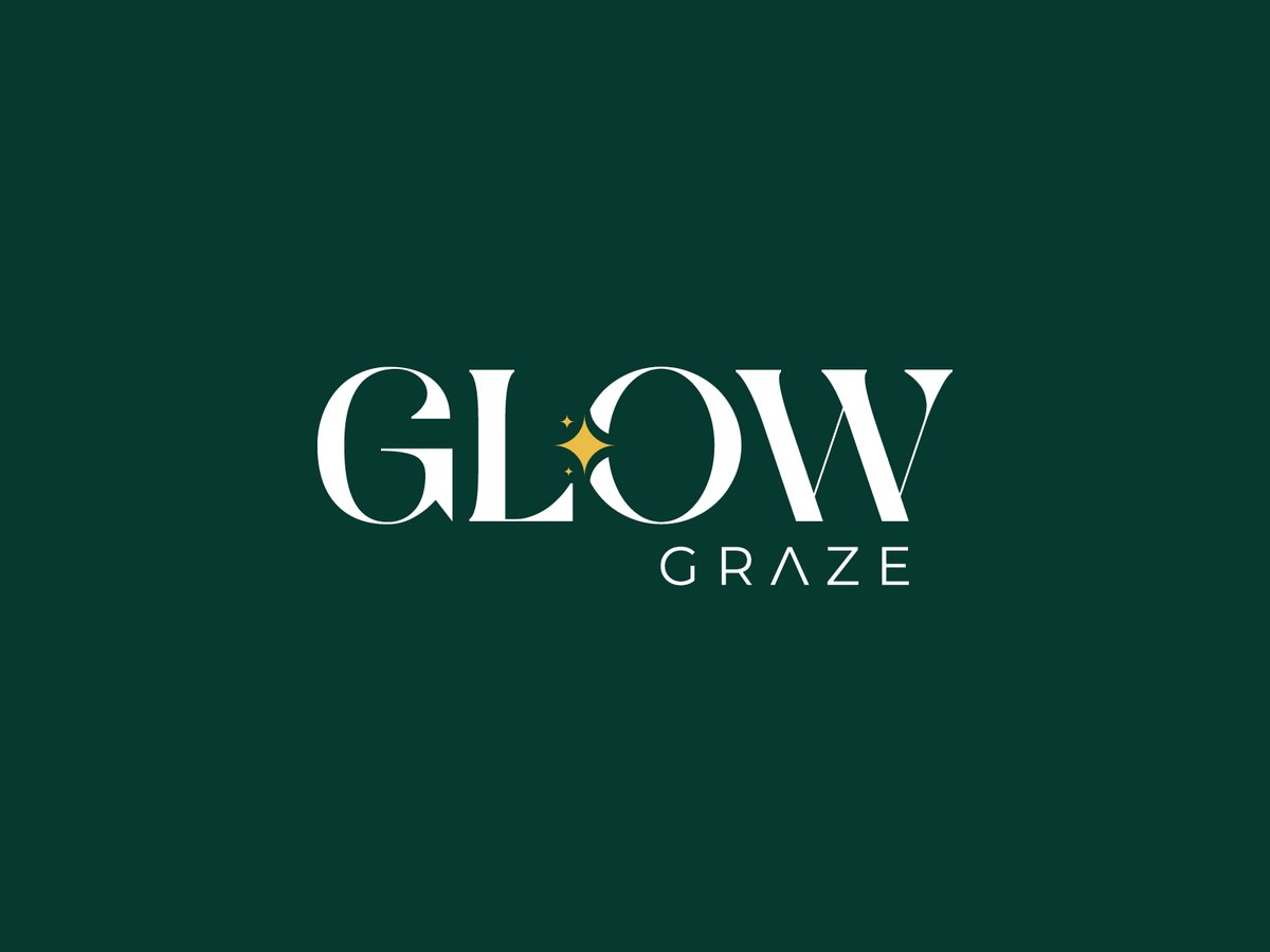 rashedart99's tweet image. Crafted for beauty, designed to shine. ✨ #GlowGraze #Logo #LogoDesign #logos