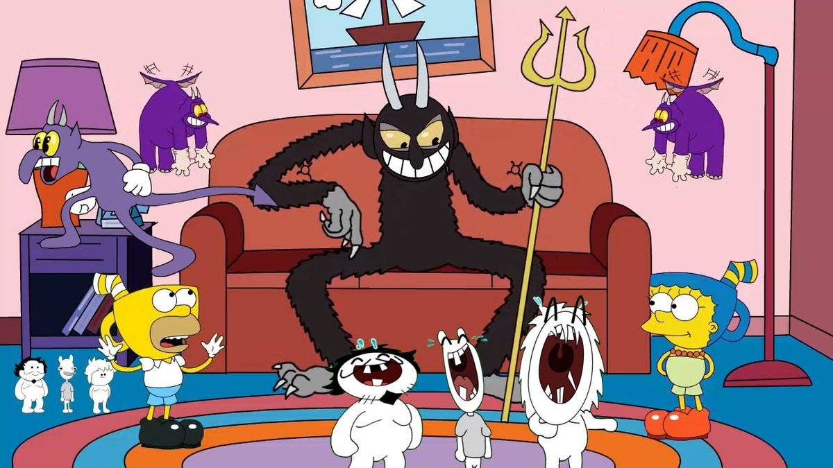 Marge: This ones Bendy he shoots wrenches 
Homer: Is that an african american
Old man: Fix my fucking phone