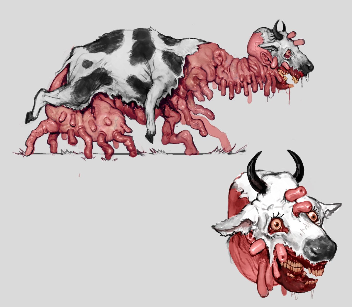 another concept with alternative design for Zoochosis 2: Farm by Clapperheads.