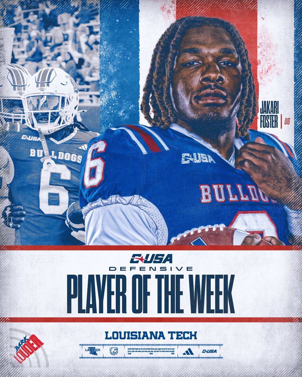 The nation’s leader in interceptions is the <a href="/ConferenceUSA/">Conference USA</a> Defensive Player of the Week

🗞️ bit.ly/4acAwKt

#BarkLouder