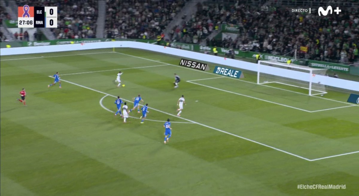 Elche CF - Real Madrid

Me parecía un partido que para el Real Madrid podría asemejarse al disputado frente al Olympique de Marsella en Champions. A priori era un contexto favorable, porque es donde mejor se ha movido el equipo de Xabi Alonso hasta ahora ante rivales que quieren