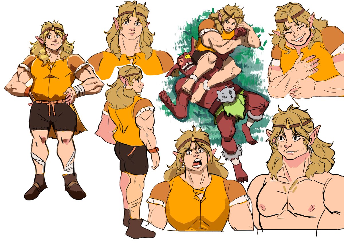 tonikopantoja's tweet image. more young king harkinian from zelda cdi