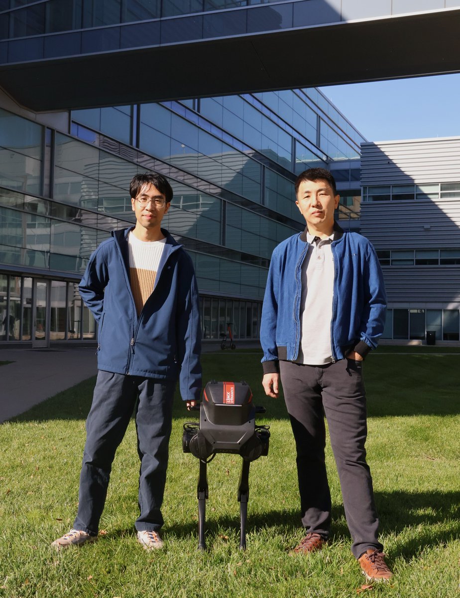 OhioStateMAE's tweet image. 🤖 If you&apos;ve walked through the Scott Lab courtyard recently, you might have caught a glimpse of a robot!

Learn more about Professor Ayonga Hereid and his student Pengyang Cheng are researching how humanoid robots might react to real-world environments: bit.ly/4oLqR1T