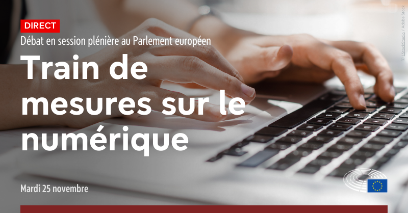 Europarl_FR's tweet image. #omnibus | Nouvelles propositions de simplification sur la règlementation numérique

Cet après-midi, le Parlement européen tient son premier débat sur le nouvel "omnibus numérique", destiné à #simplifier la #règlementation technologique de l’UE.

🔴Direct sur ce compte dès 14H