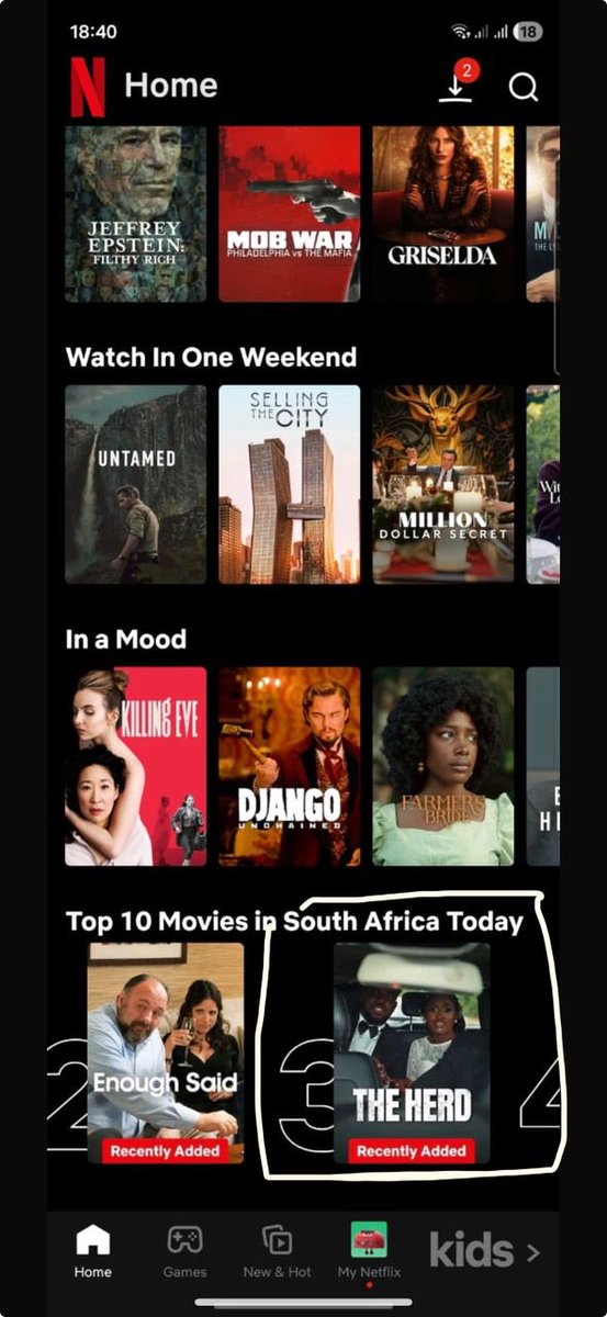 Emeneks's tweet image. The Herd is Top 3 in 3 African countries!
This is A Movement!!! 🔥🔥🔥

Thank you so much Nigerians for the love you’ve shown our film ❤️🥳

#TheHerd