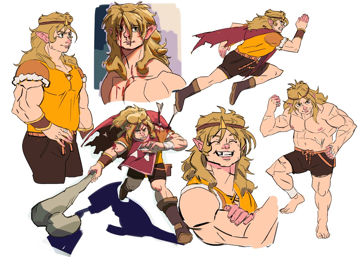 tonikopantoja's tweet image. more young king harkinian from zelda cdi