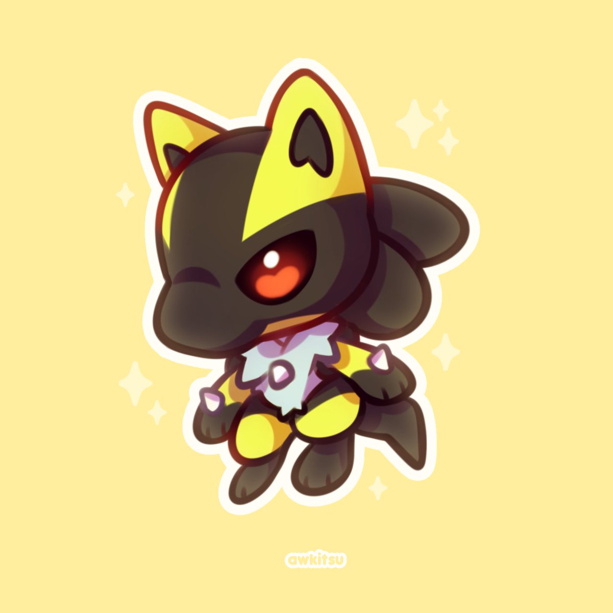chibi lucario 💙💛