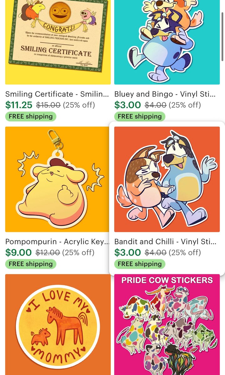 Helloooo it’s Cyber Week over on Etsy! All my listings are 25% off is anyone is interested in buying small &amp; silly for their holiday shopping :) link is in my bio and below!