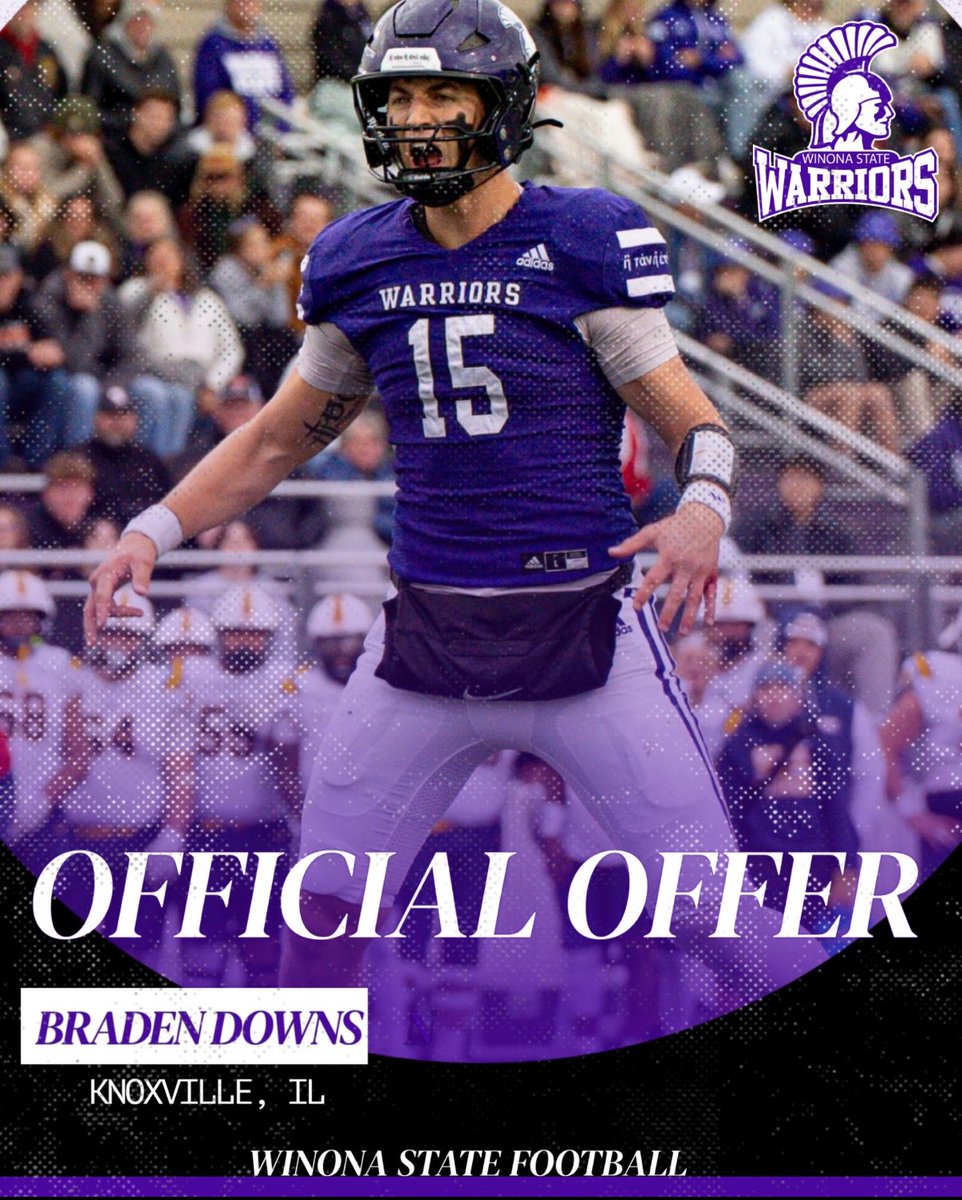 After an amazing conversation with <a href="/CoachOBrien_WSU/">Dean O'Brien</a>, I’m blessed to receive my 6th d2 offer from Winona State University