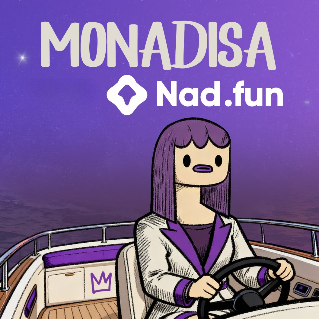 Monadisa_'s tweet photo. I’ve been hinting for days, so here it is straight:

$MONADISA is launching on https://t.co/gWLJPsF1Pf, the native token launchpad on @monad in about an hour.

We start there, then move into bonding and keep building the little purple corner of culture we’ve been talking about. memes, raids, weekly drops for the people who actually show up. we’re here because we believe @monad deserves its own mascot and its own mess.

TG opens soon, so we can scream together in one place.
notis on, seatbelts off.

Monad Is A lifestyle