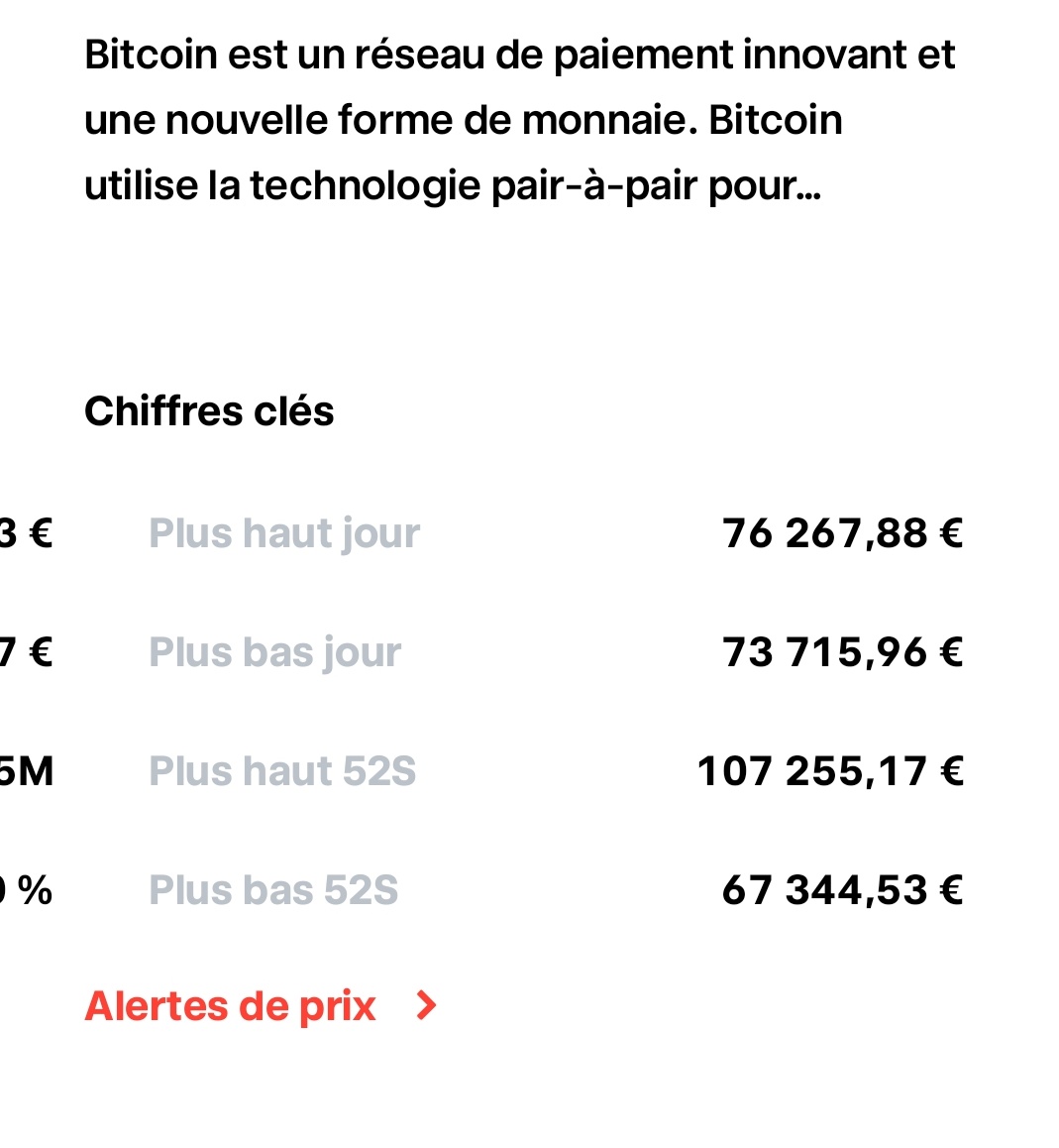 Sebdanslesbois's tweet photo. Question aux utilisateurs Trade Republic:
Je suis en période de test sur leur appli.
J'ai mis en place un DCA sur Bitcoin.
Achat aujourd'hui sur une valeur de 77831€ alors que le plus haut du jour est de 76268€
Quelle est l'explication ?
#traderepublic
@MatthiasBaccino https://t.co/qqiKGLRyCj