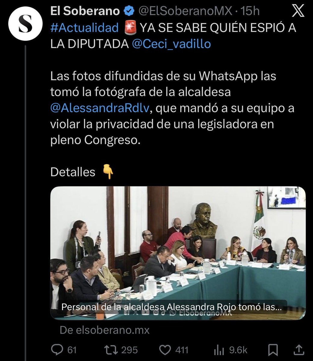 luis_gj's tweet image. 😂😂😂 Déjenme ver si entendí…

1. Las legisladoras de Morena intentan reventar la sesión en donde participaba @AlessandraRdlv 

2. Se exhibe que estaban coordinando su golpeteo en sus chats de whatsapp. 

3. Las víctimas son las legisladoras corruptas. 

El mundo al revés.…