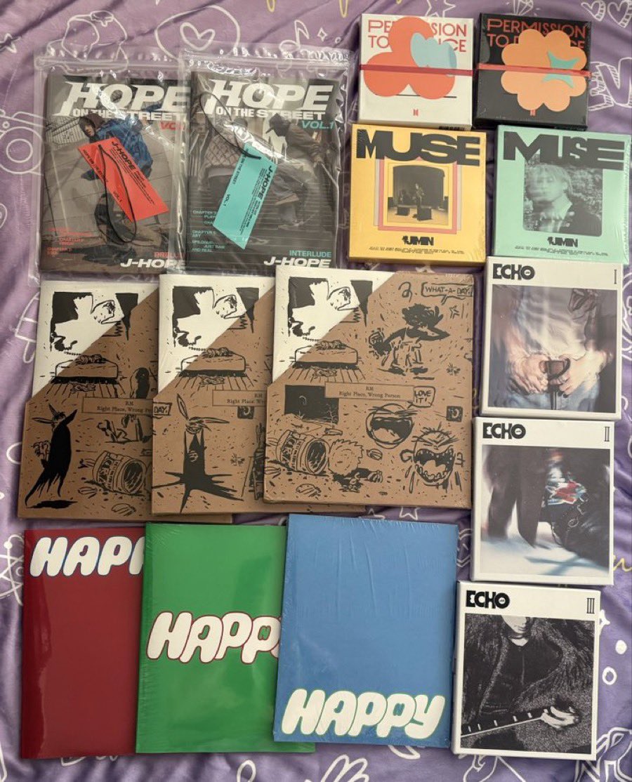 Hannah_RAWRR7's tweet image. WTS New Sealed BTS Albums

💜 BLACK FRIDAY DEAL 💜
✨10% off 3+ albums
✨20% off 6+ albums
✨Free US shipping for 3+ albums

Solo albums - $10 each 
PTD Live albums - $13 each 

muse happy echo hope on the street RPWP permission to dance sell selling rm Jin suga jimin v jungkook