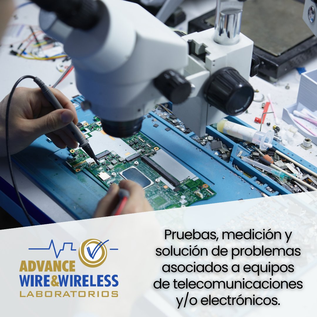 ComenorMx's tweet image. Advance Wire &amp;amp; Wireless informa a nuestra comunidad:

🔴Servicios:
• Pruebas a equipos de Telecomunicaciones
• Pruebas de desempeño
•  Consumo de energía
•  Monitoreos
•  Consultoria

📌 advanceww.com.mx/servicios.html
Teléfonos: 12720327 y 12720685

#Advance #calidad #desempeño