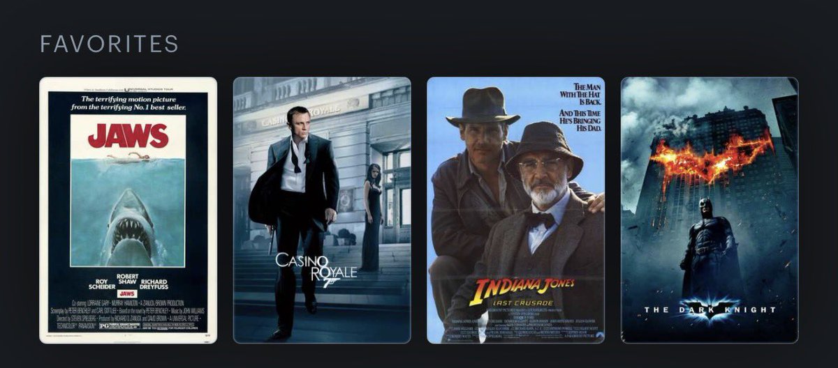 skywalkerlikeme's tweet image. my dad’s letterboxd top four