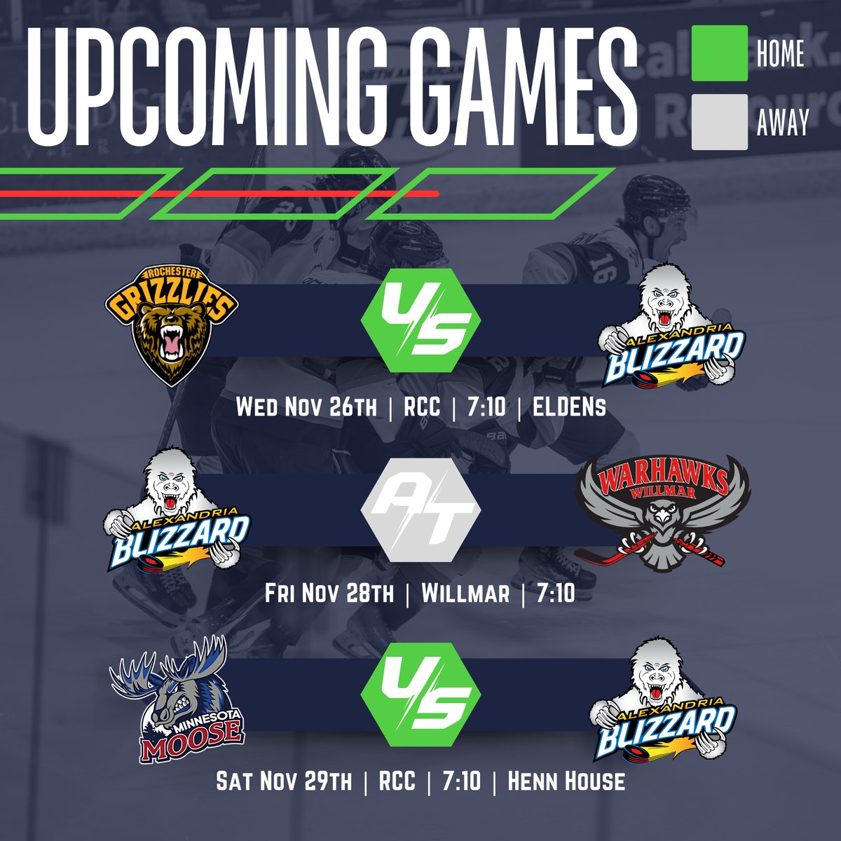 Let's keep the BLIZZ SHOW rolling! Grab your tickets at tickets.alexandriablizzard.com