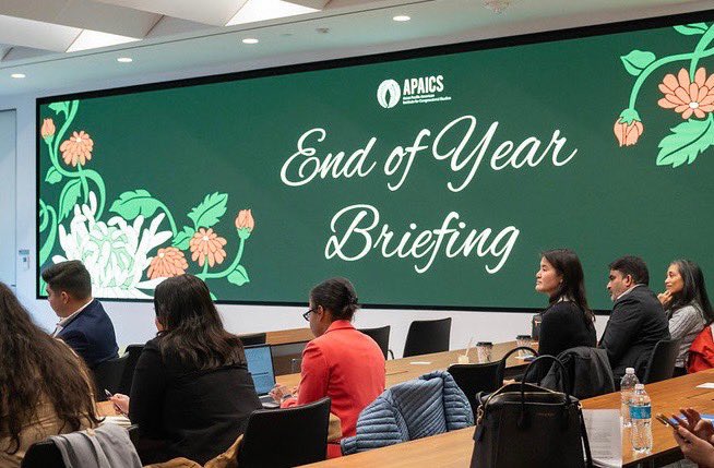 RepEdCase's tweet image. I joined fellow Congressional Asian Pacific American Caucus (CAPAC) executive board members incl. colleague and friend Rep. Judy Chu of Cali at our end-of-year briefing on AANHPI issues to the Asian Pacific American Institute for Congressional Studies.