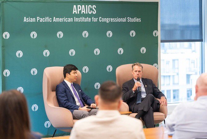 RepEdCase's tweet image. I joined fellow Congressional Asian Pacific American Caucus (CAPAC) executive board members incl. colleague and friend Rep. Judy Chu of Cali at our end-of-year briefing on AANHPI issues to the Asian Pacific American Institute for Congressional Studies.