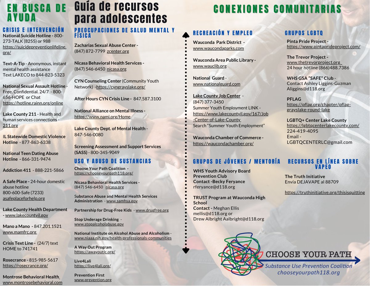 ChooseYourPath8's tweet image. Making healthy decisions is not always easy - we are here to help! Please check out our Teen Resource Guide as a way to do so.