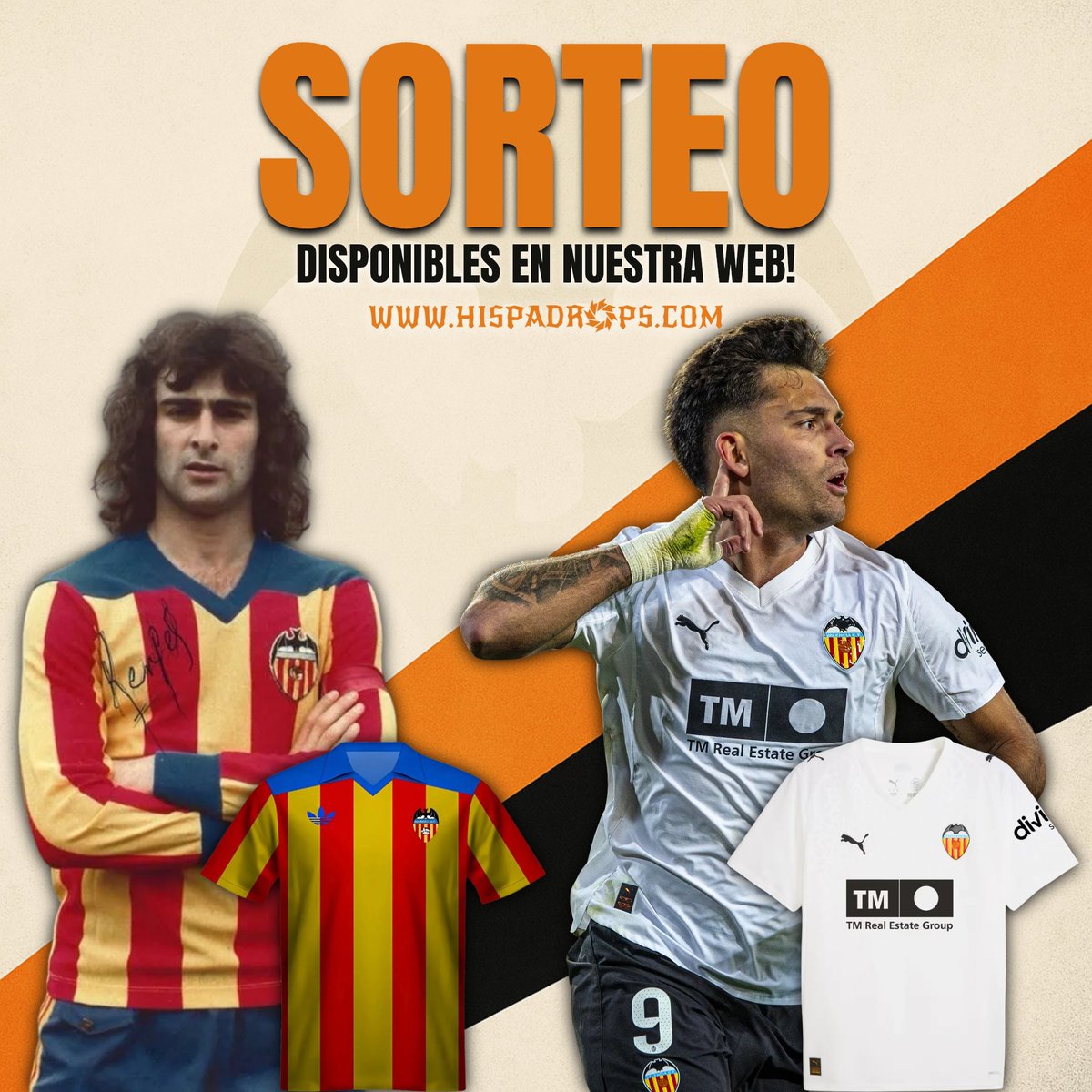FerElTomatxAzul's tweet image. 🚨SORTEO VALENCIA CF🚨

Para celebrar la victoria en el derbi... sorteamos una camiseta ACTUAL o RETRO del Valencia a elegir 

Para participar:
• RT
• Follow a @Hispadrops y a mí 

Menciona a un amigo para DOBLE participación ‼️‼️‼️

Mucha suerte 🦇🍀