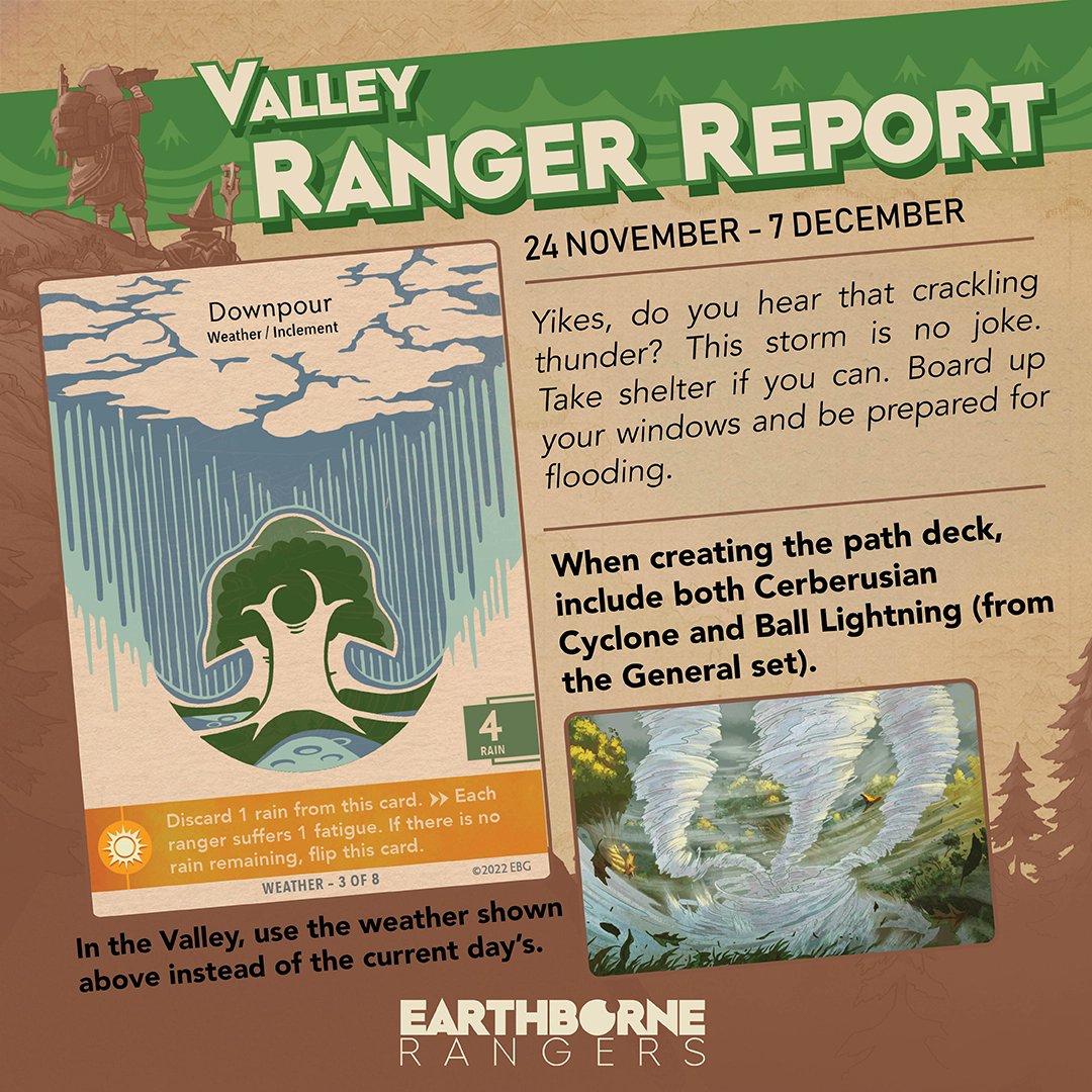 New Weekly Ranger Report!
Learn More: earthbornegames.com/weekly-ranger-…
