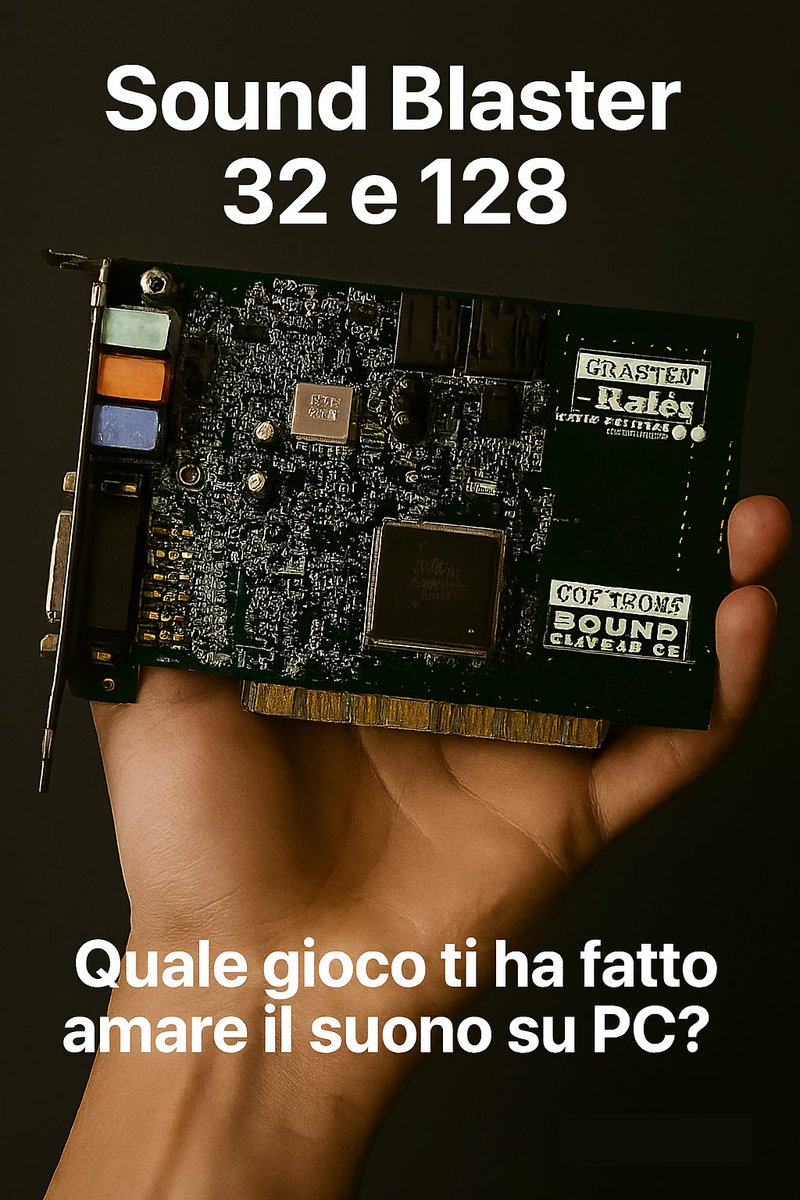Formbit24's tweet image. Sound Blaster 32 e 128 – Il suono prende vita. Negli anni ’90, il suono su PC era piatto e limitato. Quale gioco ti ha fatto amare il suono su PC?
Guarda il video qui: youtube.com/shorts/qbiopBm…
#formbit24 #soundblaster #creativeaudio #audiotech