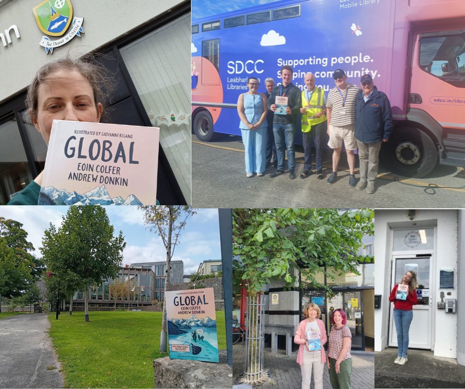 corkcolibrary's tweet image. GLOBAL is on the move! 🌍

This stunning graphic novel by authors @EoinColfer and @AndrewDonkin featuring illustrations by @rigano_giovanni  is travelling to libraries all across Ireland, bringing powerful stories and incredible artwork to readers as part of our One County, One…