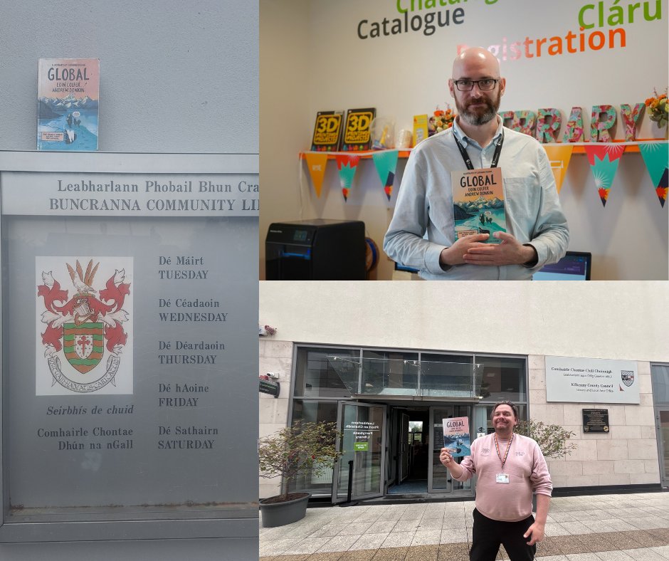 corkcolibrary's tweet image. GLOBAL is on the move! 🌍

This stunning graphic novel by authors @EoinColfer and @AndrewDonkin featuring illustrations by @rigano_giovanni  is travelling to libraries all across Ireland, bringing powerful stories and incredible artwork to readers as part of our One County, One…