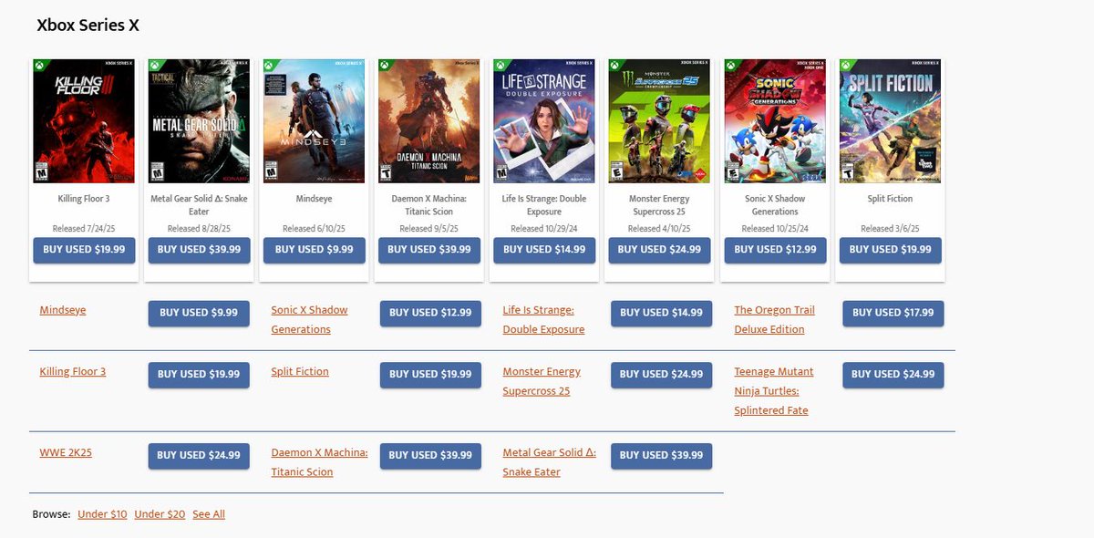 Wario64's tweet image. GameFly Pre-Played Black Friday/Cyber Monday Sale buff.ly/lDLYSg0 #ad 

games come complete with case and any manuals/DLC inserts with the game. no membership required for purchase