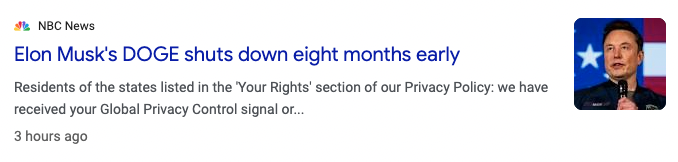 DOGE Used The Latest And Greatest In Ai Didn't They? And They Just Messed Everything Up And Then Shut Down Right? 

So Ai Is Good? LOL