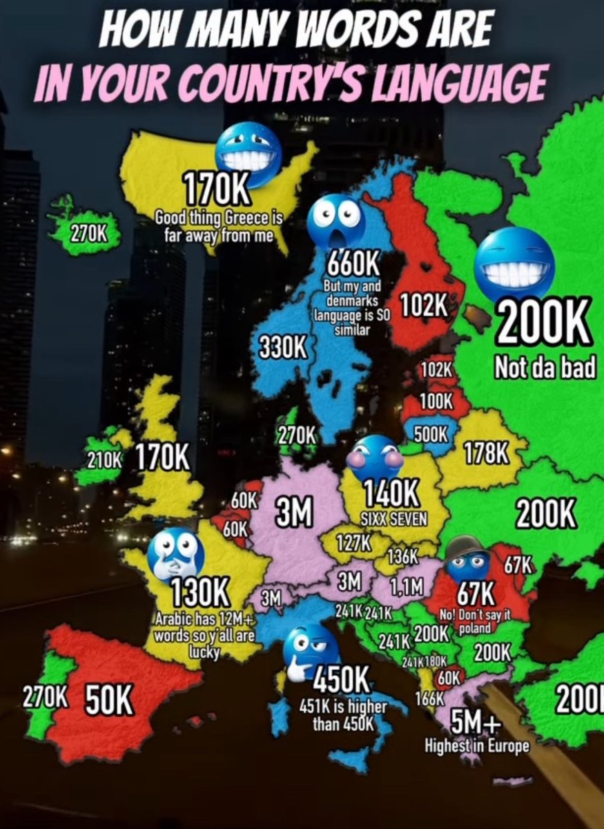 FreshSummerWind's tweet image. How many words are In your country&apos;s language