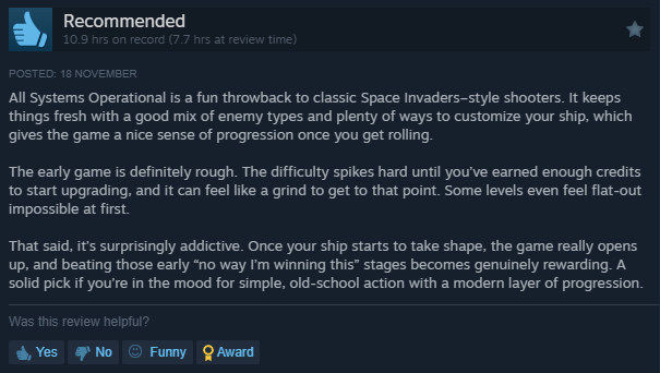 ReignofGaming's tweet image. This is such a great review because it&apos;s **exactly** what we were going for. We wanted that satisfaction of beating a level, the chase of challenge and reward to be an accomplishment on each level. Feeling super happy about this. #gamedev #unitydev #indiegame #indiedev