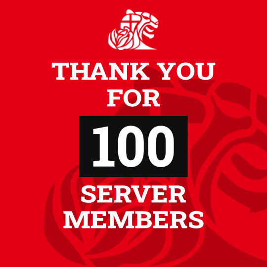 Thank you for 1⃣0⃣0⃣ Discord Members! 🥳

We're proud to be serving the community; not just with drinks, but with all sorts of innovations and initiatives.

Here's to many more to come! (hopefully more than the NRS by Christmas...👀)

Join our Inns ⤵️
discord.gg/DQSdw3Pjwb