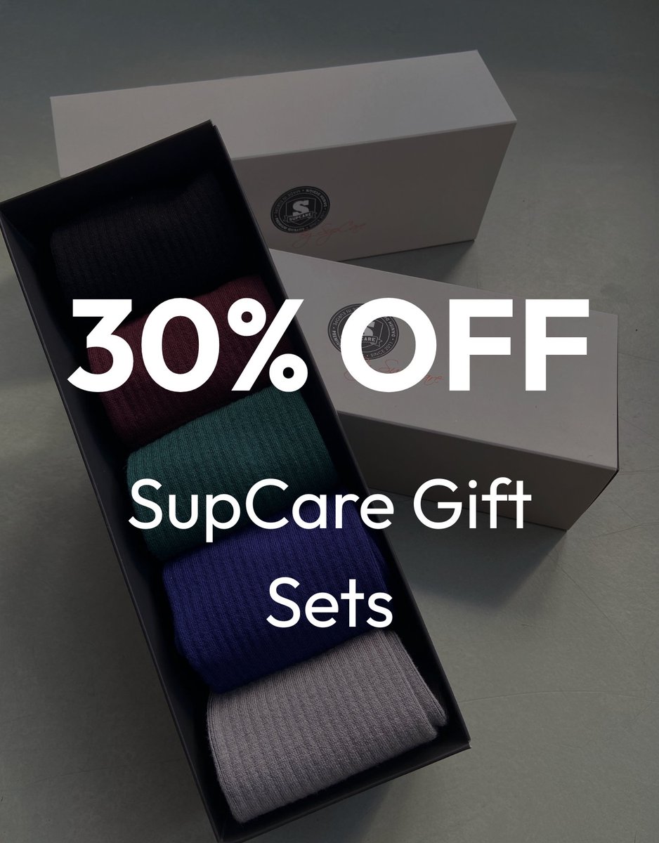 DaylongDirect's tweet image. SupCare Bamboo Gift Sets are 30% off for Black Friday 🚨 Each box includes five pairs of soft, breathable bamboo compression socks with gentle Class 1 support, smart, comfortable and ideal for long days or travel. See the offer here: daylong.co.uk/black-friday/s…