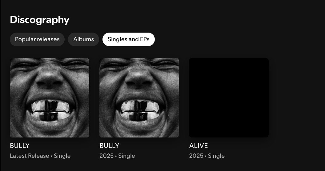 GoodAssSub's tweet image. “COUSINS” has been removed from Spotify