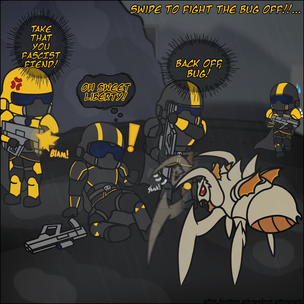 plot_coalition's tweet image. Save the Helldiver! ##helldivers #helldivers2 

@helldivers2 @ArrowheadGS